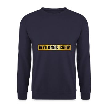 Mykonos Crew - Unisex Pullover - Navy - Vorne - Alina (178cm) & Michal (187cm)