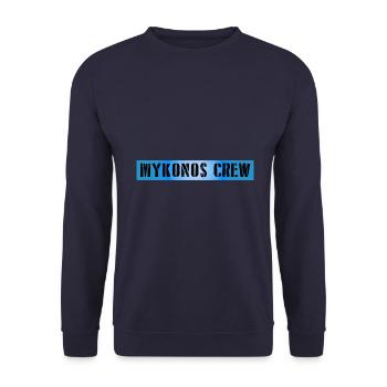 Mykonos Crew - Unisex Pullover - Navy - Vorne - Alina (178cm) & Michal (187cm)