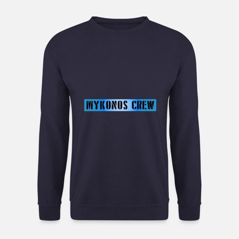 Mykonos Crew - Unisex Pullover - Navy