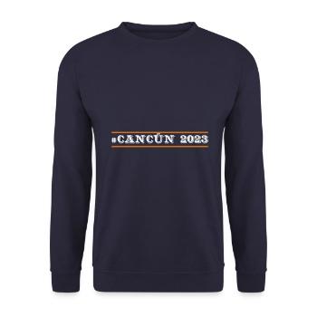 Cancun 2023 - Unisex Pullover - Navy - Vorne - Alina (178cm) & Michal (187cm)