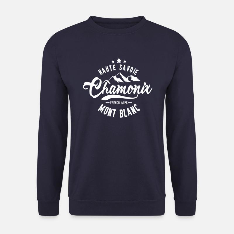 Chamonix Mont Blanc Haute Savoie - Unisex Pullover - Navy