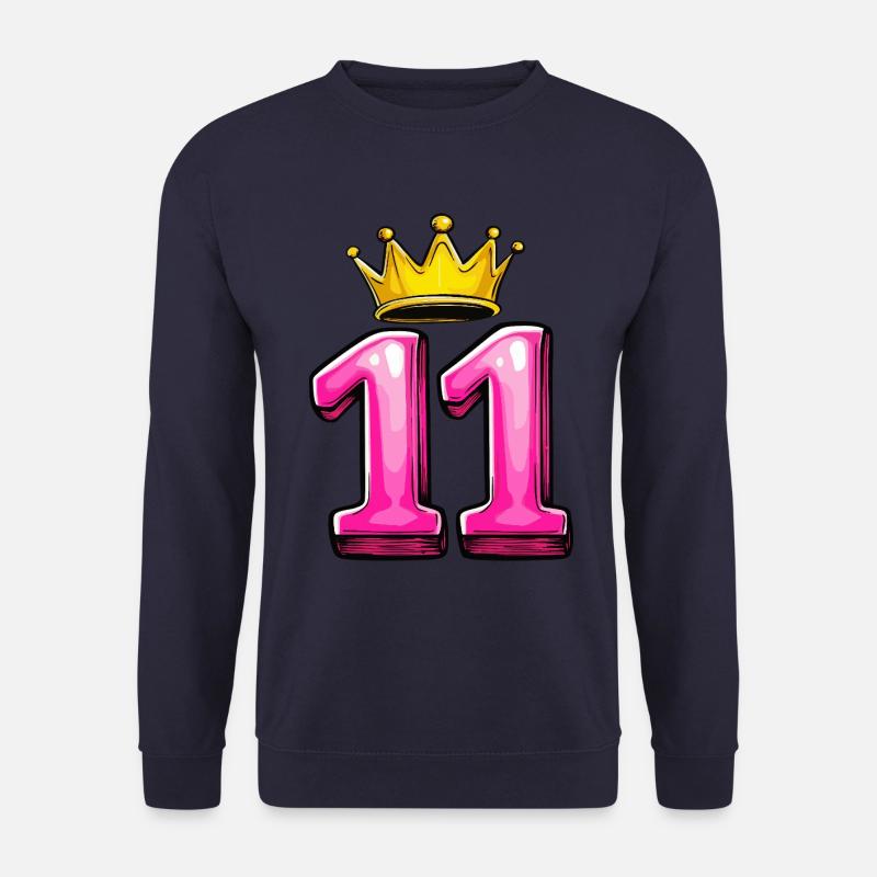 11 Zahl Krone - Unisex Pullover - Navy