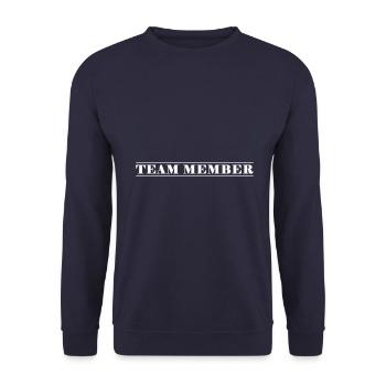 Membres de l’équipe - Sweat-shirt Unisexe - marine - Devant - Alina (178cm) & Michal (187cm)