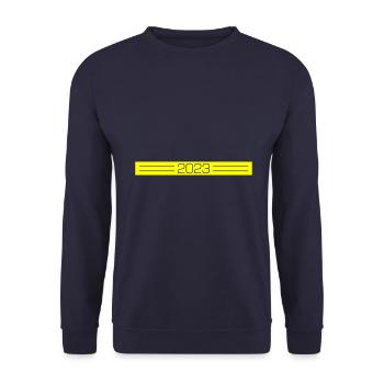 2023 Dash - Unisex Sweatshirt - navy - Front - Alina (178cm) & Michal (187cm)