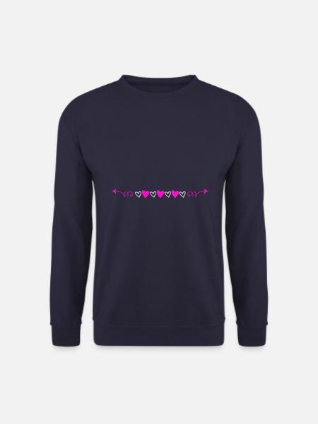 heart stroke - Unisex Sweatshirt - navy