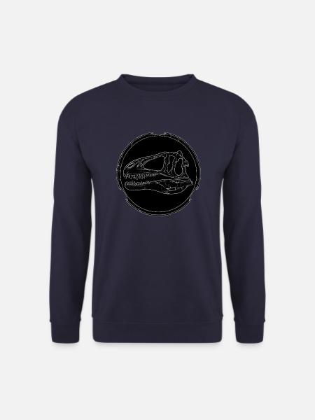Acrocanthosaurus fossil skull - Unisex Sweatshirt - navy
