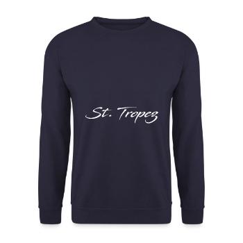 St. Tropez - Unisex Pullover - Navy - Vorne - Alina (178cm) & Michal (187cm)