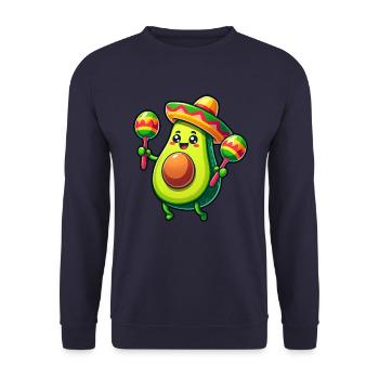 Avocat Cinco de Mayo au Mexique - Sweat-shirt Unisexe - marine - Devant - Alina (178cm) & Michal (187cm)