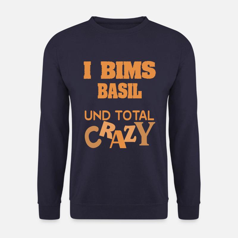 Geschenk für Basil - Unisex Pullover - Navy