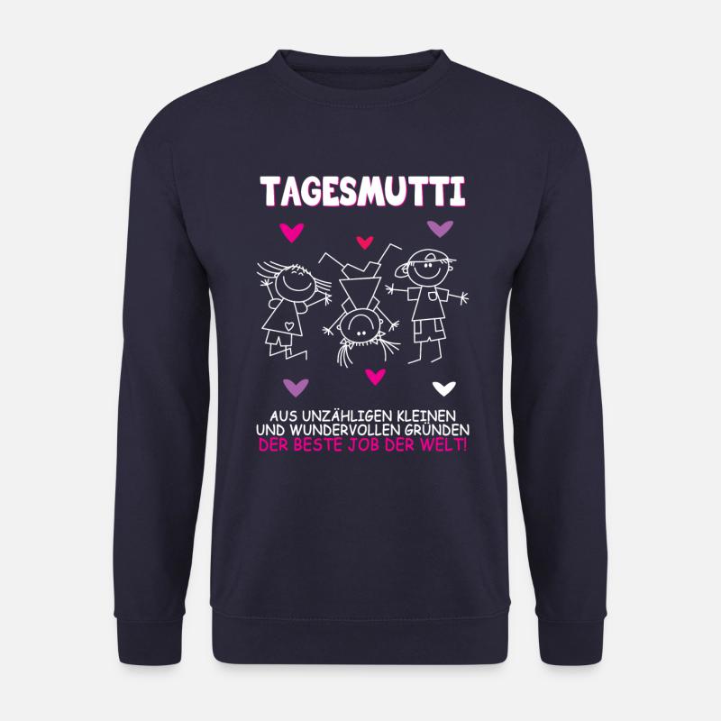 Tagesmutter Tagesmutti Erzieherin Kita Geschenk - Unisex Pullover - Navy
