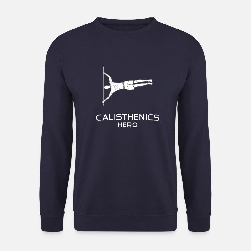 Calisthenics Hero Humanflag - Unisex Pullover - Navy