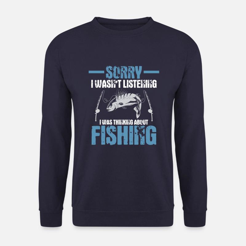 fishing angeln - Unisex Pullover - Navy