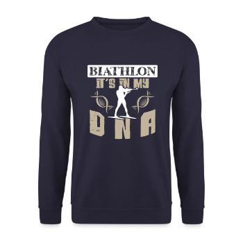 biathlon - Sweat-shirt Unisexe - marine - Devant - Alina (178cm) & Michal (187cm)