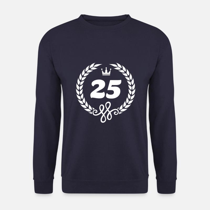 25 ans de couronne de symbole - Sweat-shirt Unisexe - marine