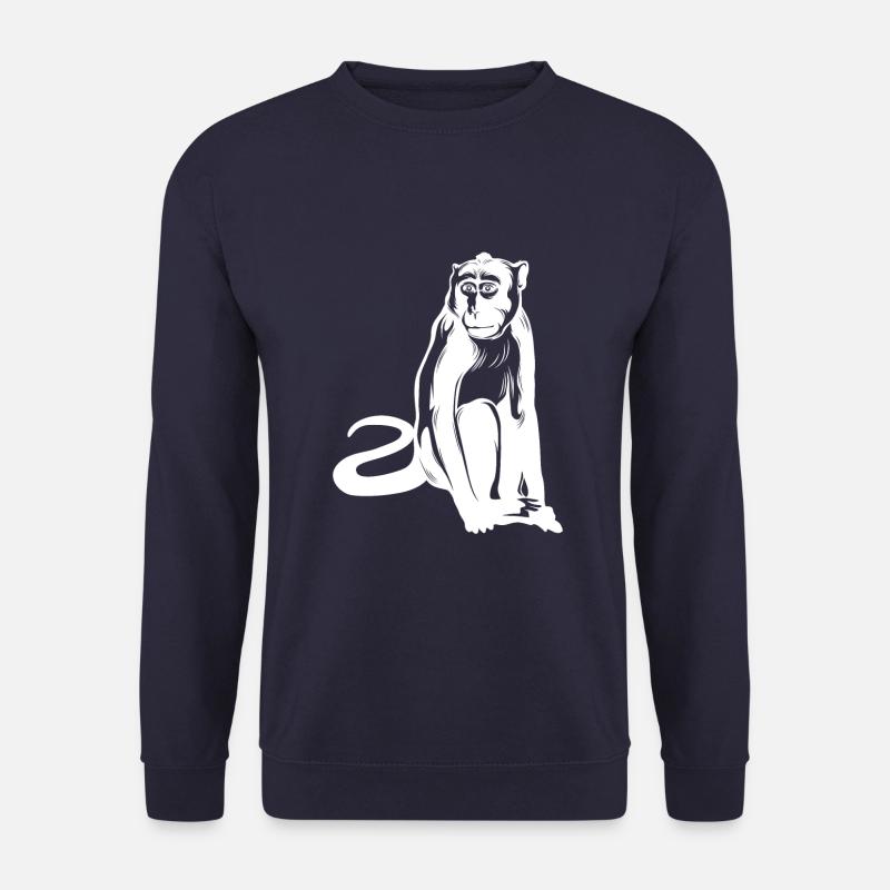Monkey Monkey Animal - Unisex Sweatshirt - navy