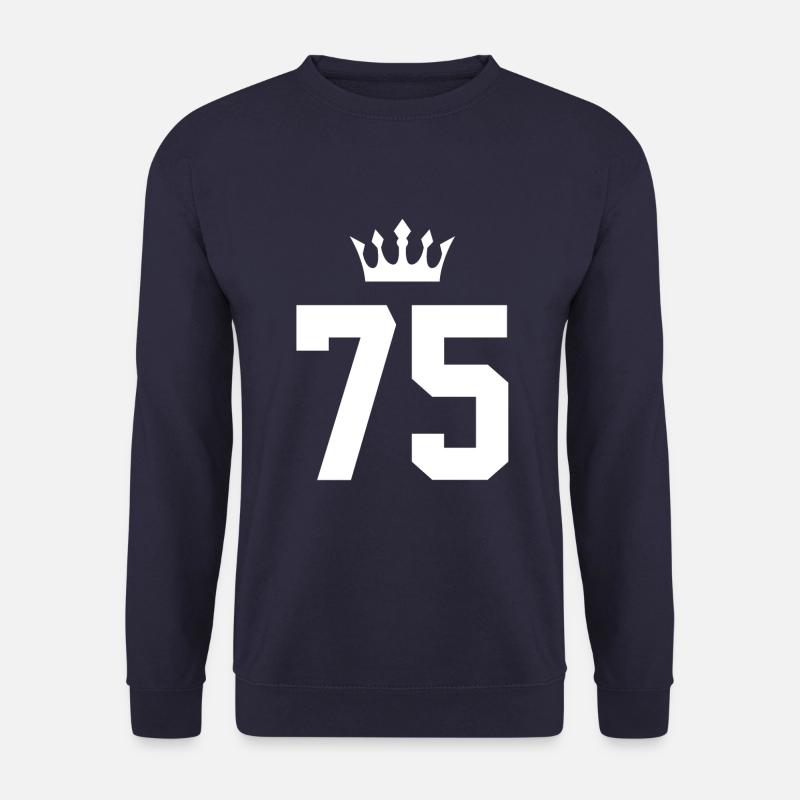 75 Number crown - Unisex Sweatshirt - navy