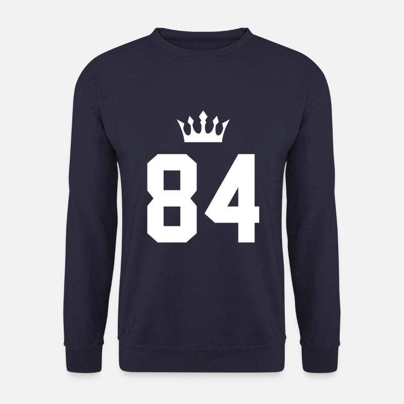 84 Number crown - Unisex Sweatshirt - navy