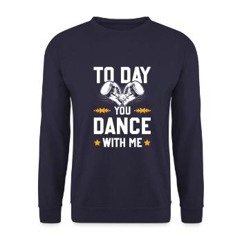 Boxen Boxing - Unisex Sweatshirt - navy - Front - Alina (178cm) & Michal (187cm)