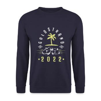 Golden Sands 2022 - Unisex Sweatshirt - navy - Front - Alina (178cm) & Michal (187cm)
