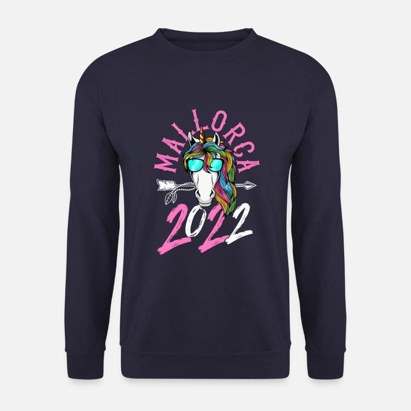 mallorca 2022 einhorn - Unisex Pullover - Navy