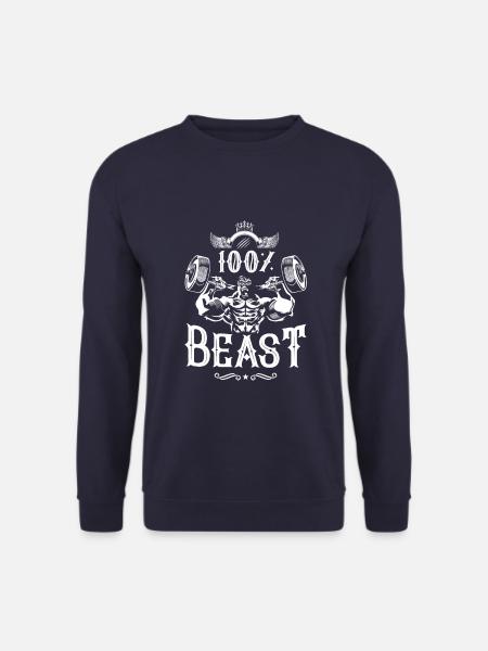 Gorilla Fitness Beast - Unisex Pullover - Navy