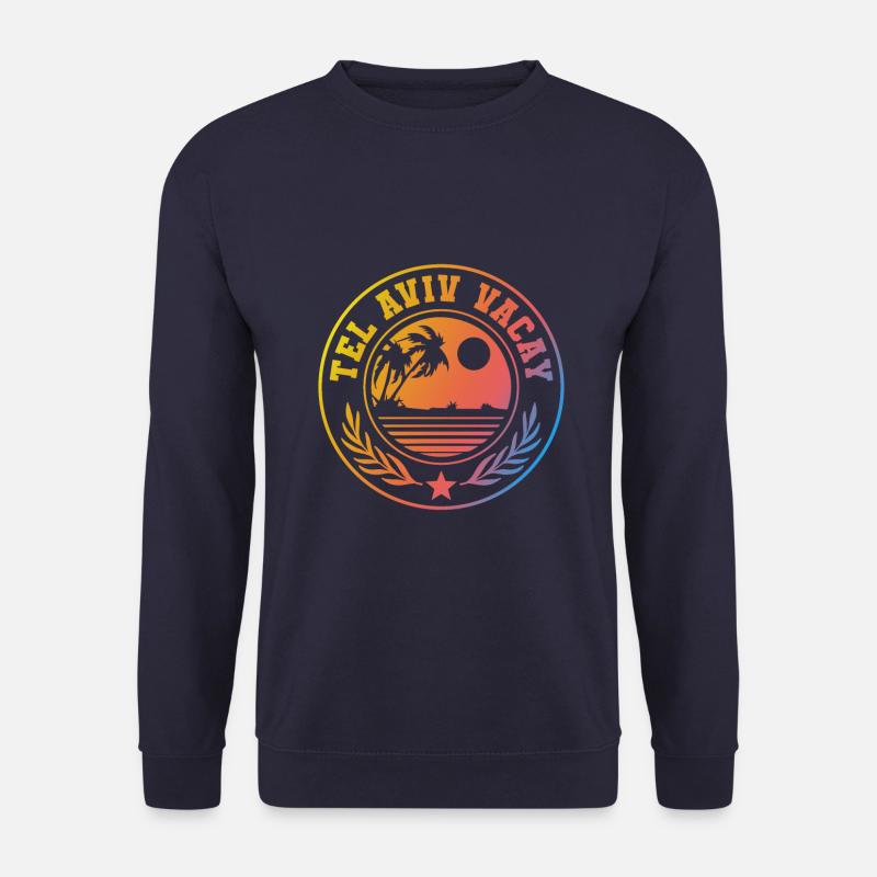 Tel Aviv Urlaub - Unisex Pullover - Navy