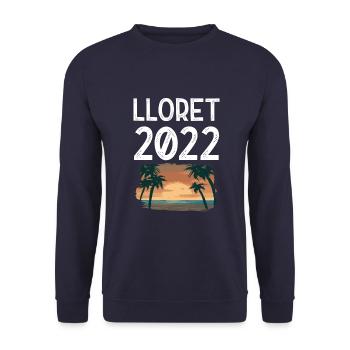 Lloret De Mar 2022 - Unisex Pullover - Navy - Vorne - Alina (178cm) & Michal (187cm)