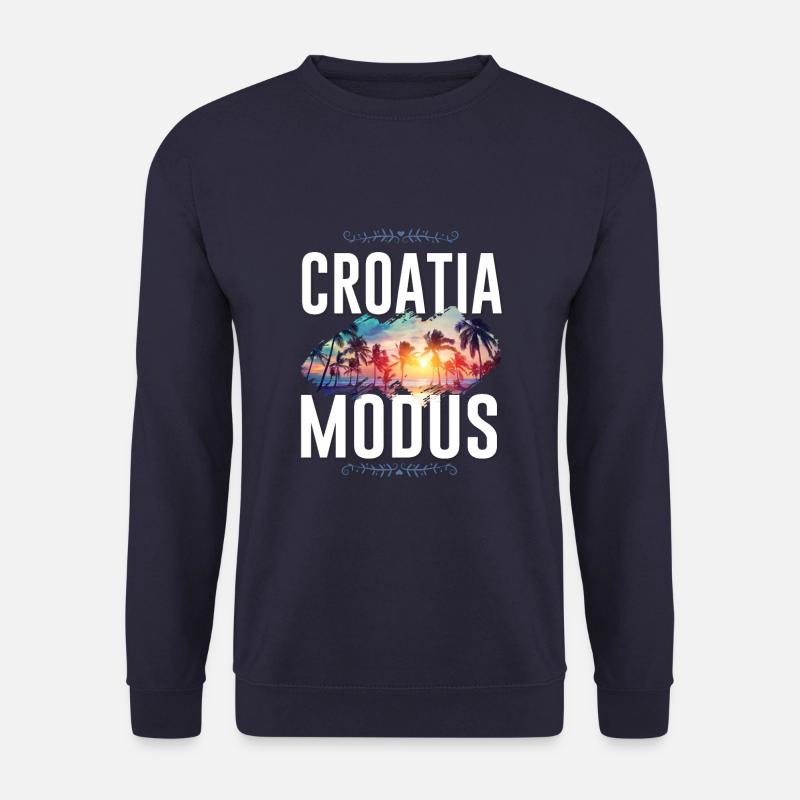 Croatia Modus - Unisex Pullover - Navy