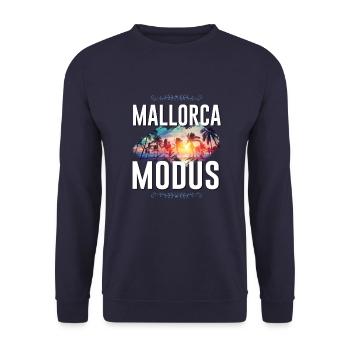 Mallorca Mode - Unisex Sweatshirt - navy - Front - Alina (178cm) & Michal (187cm)