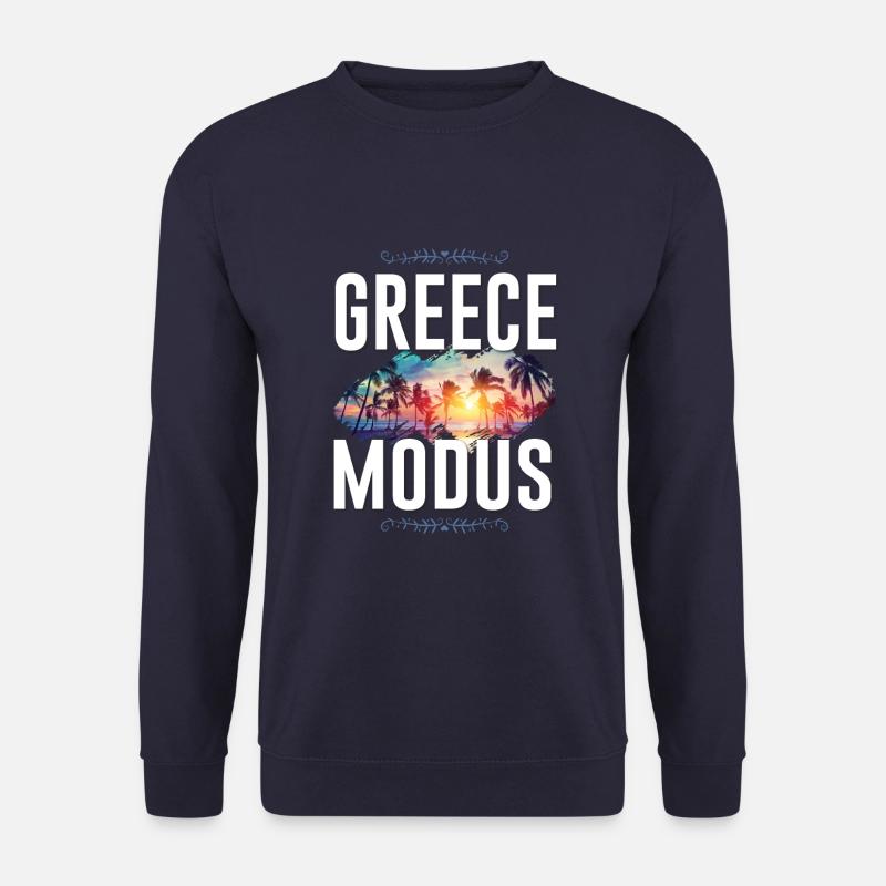 Mode Grèce - Sweat-shirt Unisexe - marine