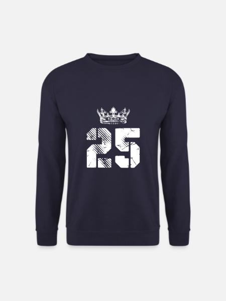 25 Couronne numérique - Sweat-shirt Unisexe - marine