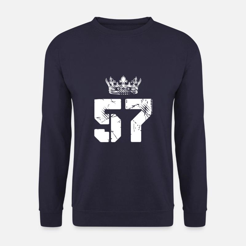 57 Number crown - Unisex Sweatshirt - navy