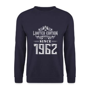 Édition limitée 1962 - Sweat-shirt Unisexe - marine - Devant - Alina (178cm) & Michal (187cm)