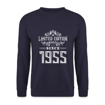 Édition limitée 1955 - Sweat-shirt Unisexe - marine - Devant - Alina (178cm) & Michal (187cm)