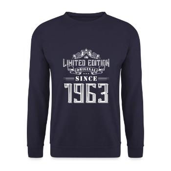 1963 limited edition - Unisex Sweatshirt - navy - Front - Alina (178cm) & Michal (187cm)