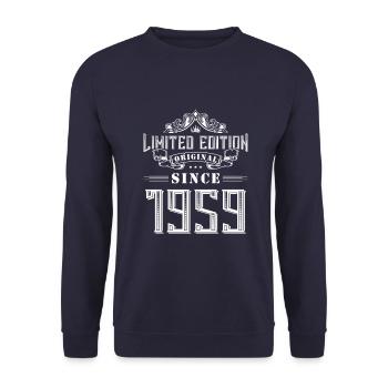 Édition limitée 1959 - Sweat-shirt Unisexe - marine - Devant - Alina (178cm) & Michal (187cm)