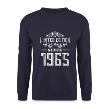 Édition limitée 1965 - Sweat-shirt Unisexe - marine - Devant - Alina (178cm) & Michal (187cm)