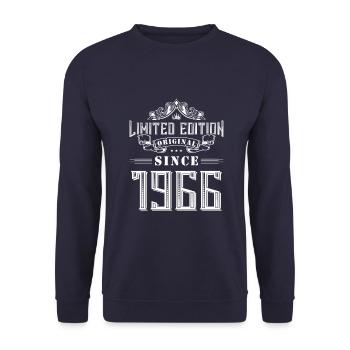 1966 limited edition - Unisex Pullover - Navy - Vorne - Alina (178cm) & Michal (187cm)