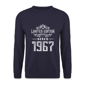 1967 limited edition - Unisex Pullover - Navy - Vorne - Alina (178cm) & Michal (187cm)