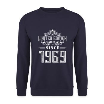 Édition limitée 1969 - Sweat-shirt Unisexe - marine - Devant - Alina (178cm) & Michal (187cm)