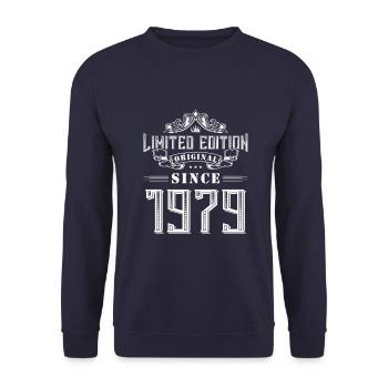 1979 limited edition - Unisex Pullover - Navy - Vorne - Alina (178cm) & Michal (187cm)