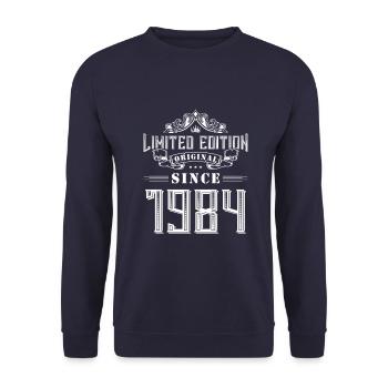 Édition limitée 1984 - Sweat-shirt Unisexe - marine - Devant - Alina (178cm) & Michal (187cm)