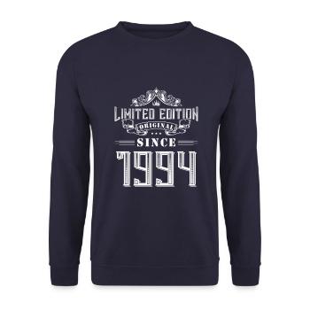 Édition limitée 1994 - Sweat-shirt Unisexe - marine - Devant - Alina (178cm) & Michal (187cm)
