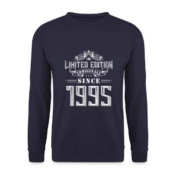 Édition limitée 1995 - Sweat-shirt Unisexe - marine - Devant - Alina (178cm) & Michal (187cm)