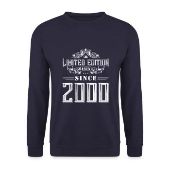 Édition limitée 2000 - Sweat-shirt Unisexe - marine - Devant - Alina (178cm) & Michal (187cm)