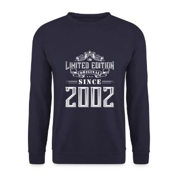 Édition limitée 2002 - Sweat-shirt Unisexe - marine - Devant - Alina (178cm) & Michal (187cm)