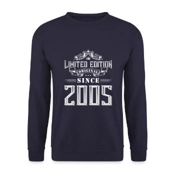 2005 limited edition - Unisex Pullover - Navy - Vorne - Alina (178cm) & Michal (187cm)
