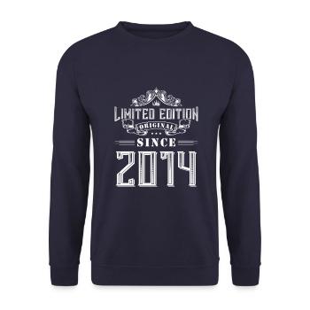 2014 limited edition - Unisex Pullover - Navy - Vorne - Alina (178cm) & Michal (187cm)