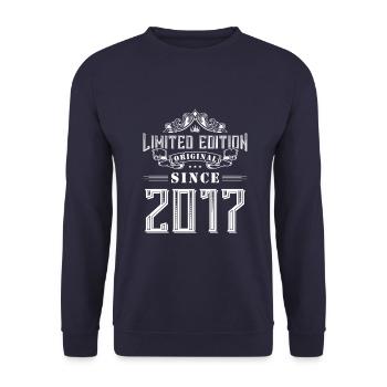 Édition limitée 2017 - Sweat-shirt Unisexe - marine - Devant - Alina (178cm) & Michal (187cm)