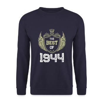1944 best of - Unisex Sweatshirt - navy - Front - Alina (178cm) & Michal (187cm)